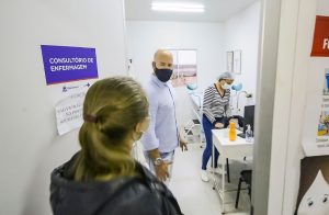 Vinicius Claussen vistoria Unidade de Saúde de Bonsucesso, no interior