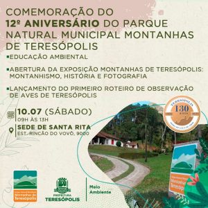12º aniversário do Parque Natural Municipal Montanhas de Teresópolis