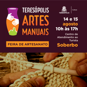 Feira de artesanato ‘Teresópolis Artes Manuais’ neste final de semana, no Soberbo