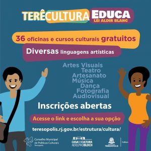 Cultura abre inscrições para 1000 vagas em 36 cursos gratuitos
