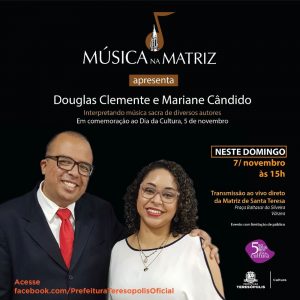 ‘Música na Matriz’ comemora Dia da Cultura em Teresópolis