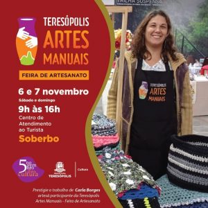 'Teresópolis Artes Manuais' dias 06 e 07 de novembro
