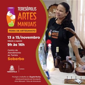 ‘Teresópolis Artes Manuais’ funciona até segunda, 15