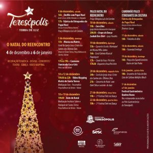  Programação do ‘Natal do Reencontro em Teresópolis