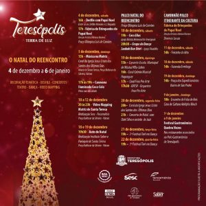 Programação de Natal 2021 em Teresópolis