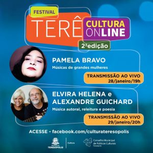 Festival Terê Cultura Online 2 começa nesta sexta, 28