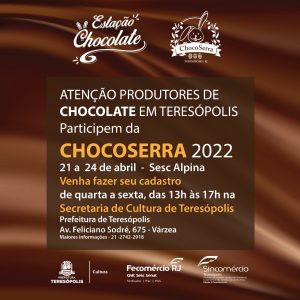 ChocoSerra 2022 será de 21 a 24 de abril, no Sesc Alpina