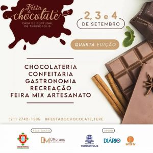 Festa do Chocolate Teresópolis - 4ª Edição “Prelúdio da Primavera”