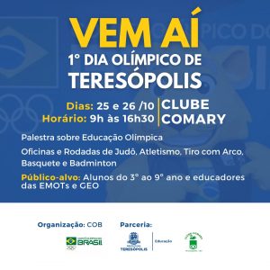 ‘Dia Olímpico’ do COB acontece em Teresópolis esta semana