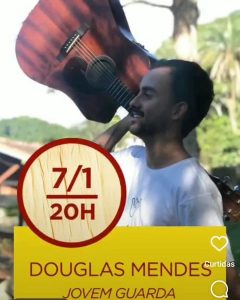 Dia 07-01 Douglas Mendes no Sesc Bistrô em Teresópolis