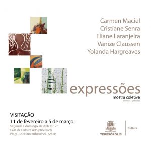 Exposição Expressões na Casa de Cultura de Teresópolis