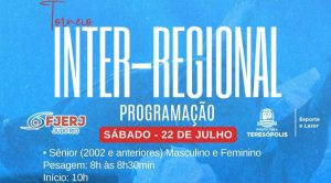 Dia 22-07 Torneio Inter-Regional de Judô em Teresópolis