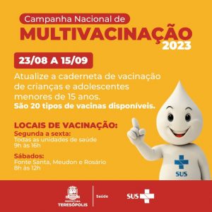 Teresópolis inicia Campanha Nacional de Multivacinação