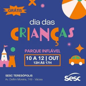 Dia das crianças especial no Sesc Teresópolis
