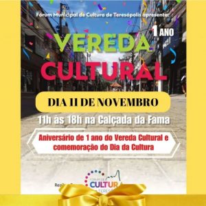 Dia 11-11 Vereda Cultural Calçada da Fama em Teresópolis