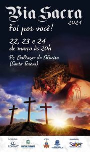 Dias 22, 23 e 24-03 encenação da Via Sacra em Teresópolis