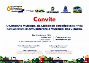 6ª Conferência Municipal das Cidades em Teresópolis