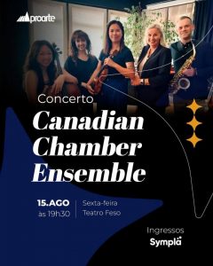 Dia 15-08 Canadian Chamber Ensemble em Teresópolis