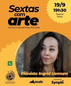 Dia 19-09 Ingrid Uemura no teatro Feso em Teresópolis