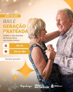 Dia 05-10 Baile Geração Prateada no Shopping Teresópolis