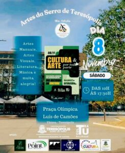 Dia 08-11 Feira Artes da Serra de Teresópolis Dia 08-11 Feira Artes da Serra de Teresópolis