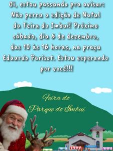 Dia 06-12 Feira do Parque do imbui em Teresópolis