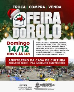 Dia 14-12 Feira do Rolo especial de Natal Teresópolis Dia 14-12 Feira do Rolo especial de Natal Teresópolis