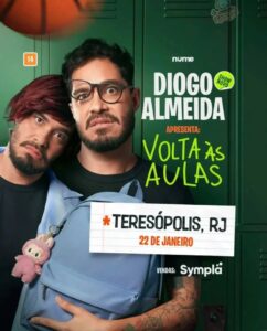 Dia 22-01 humor com Diogo Almeida em Teresópolis