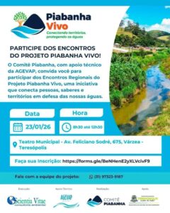 Encontro Regional Piabanha Vivo em Teresópolis
