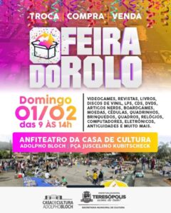 Dia 01-02 Feira do Rolo de Teresópolis Dia 01-02 Feira do Rolo de Teresópolis