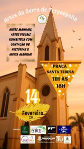 Dia 14-02 Feira Artes da Serra Teresópolis