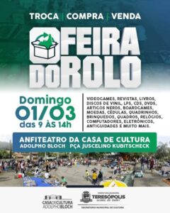 Dia 01-03 Feira do Rolo de Teresópolis Dia 01-03 Feira do Rolo de Teresópolis