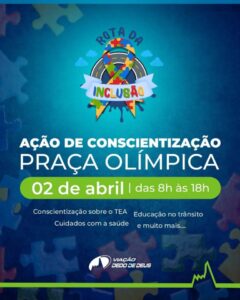 Dia 02-04 Ação especial de conscientização sobre o autismo em Teresópolis