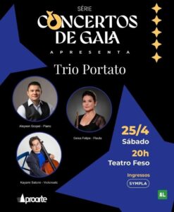 Dia 25-04 Concertos de Gala 2026 no Teatro Feso Teresópolis