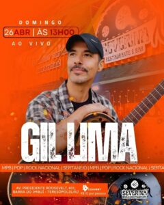 Dia 26-04 Gil Lima no Severina Teresópolis
