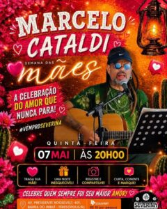 Dia 07-05 Marcelo Cataldi no Severina Teresópolis