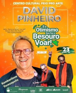 Dia 23-05 humorista David Pinheiro Sambarilove em Teresópolis Dia 23-05 humorista David Pinheiro Sambarilove em Teresópolis