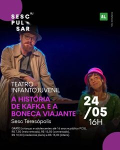 Dia 24-05 A história de Kafka e a boneca Viajante no Sesc Teresópolis