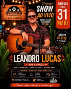 Dia 31-05 Leandro Lucas no Severina Teresópolis