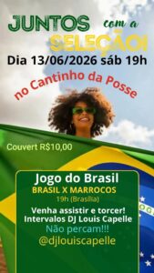 Dia 13-06 Jogo do Brasil no Cantinho da Posse Teresópolis Dia 13-06 Jogo do Brasil no Cantinho da Posse Teresópolis