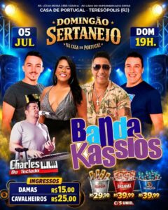 Dia 05-07 Domingão Sertanejo na Casa de Portugal de Teresópolis