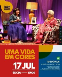 Dia 17-07 Uma Vida em Cores no Sesc Teresópolis