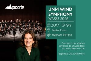 Dia 20-07 concerto internacional da UNM Wind Symphony Teatro Feso