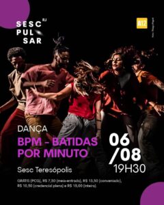 Dia 06-08 Batidas por Minuto no Sesc Teresópolis