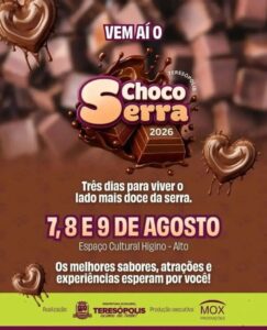 ChocoSerra 2026 Teresópolis festival do Chocolate