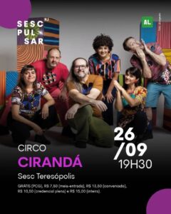 Dia 26-09 circo - Cirandá no Sesc Teresópolis