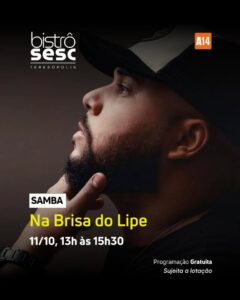 Dia 11-10 Na Brisa do Lipe no Sesc Bistrô Teresópolis