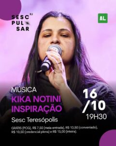 Dia 16-10  Kika Notini - inspiração no Sesc Teresópolis